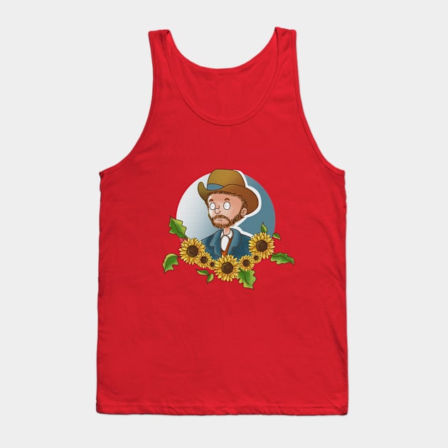 The man of sunflowers Tank Top by Freecheese